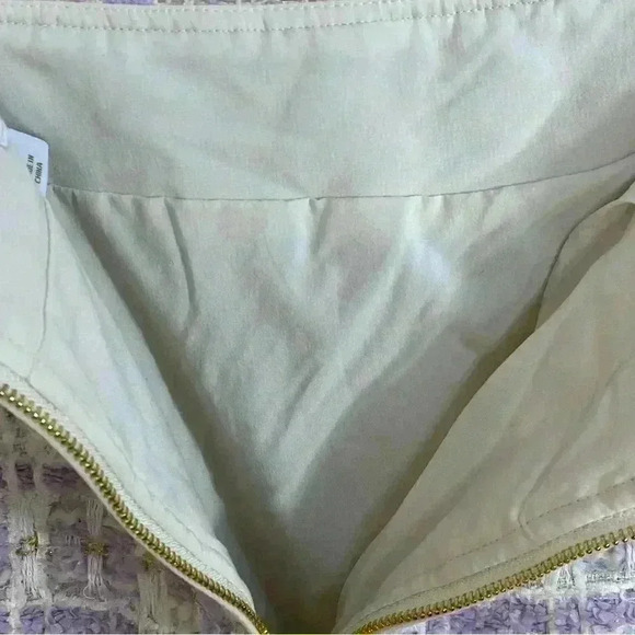 House of Harlow 1960 tweed mini skirt lined size 6 - Picture 4 of 6